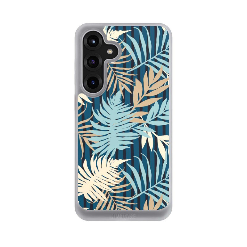 Galaxy S25 + NIVOcore Palm Garden Beige Pattern