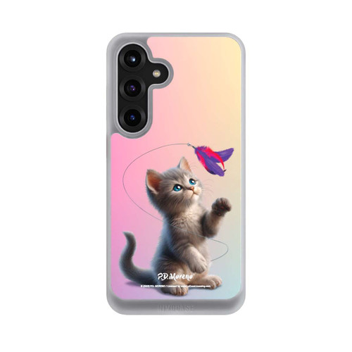 Samsung Galaxy S25+  NIVOcore Playing Cat with Feather