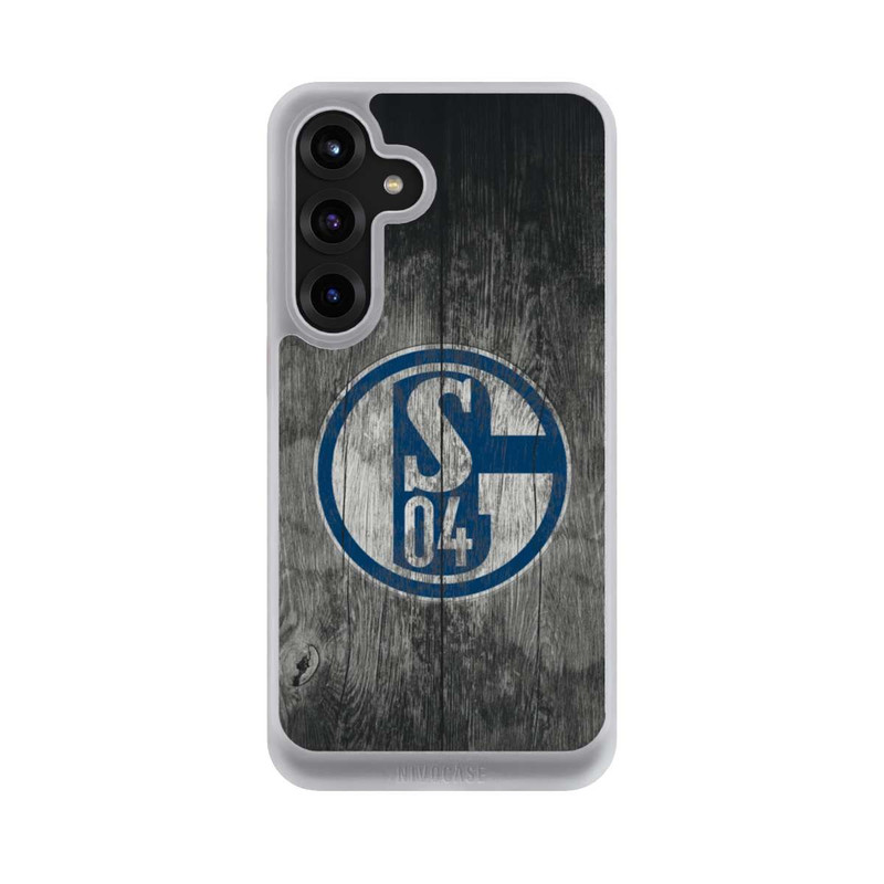 Galaxy S25 + NIVOcore Schalke 04 Holz Look