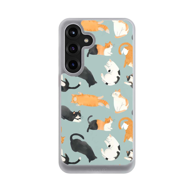 Galaxy S25 + NIVOcore Cats Pattern