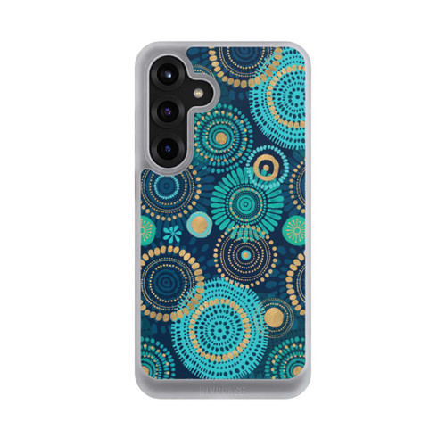 Samsung Galaxy S25+  NIVOcore Blockprint India Teal Gold
