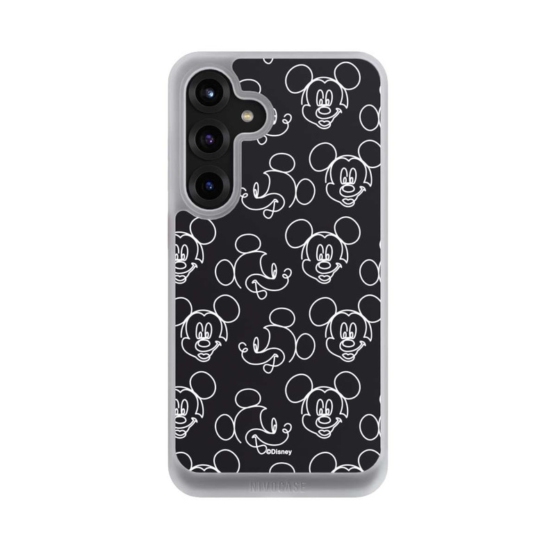 Galaxy S25 + NIVOcore Disney Mickey Muster Schwarz