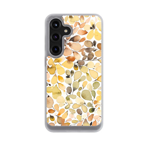 Samsung Galaxy S25+  NIVOcore Eukalyptus Aquarellblätter Braun Herbst