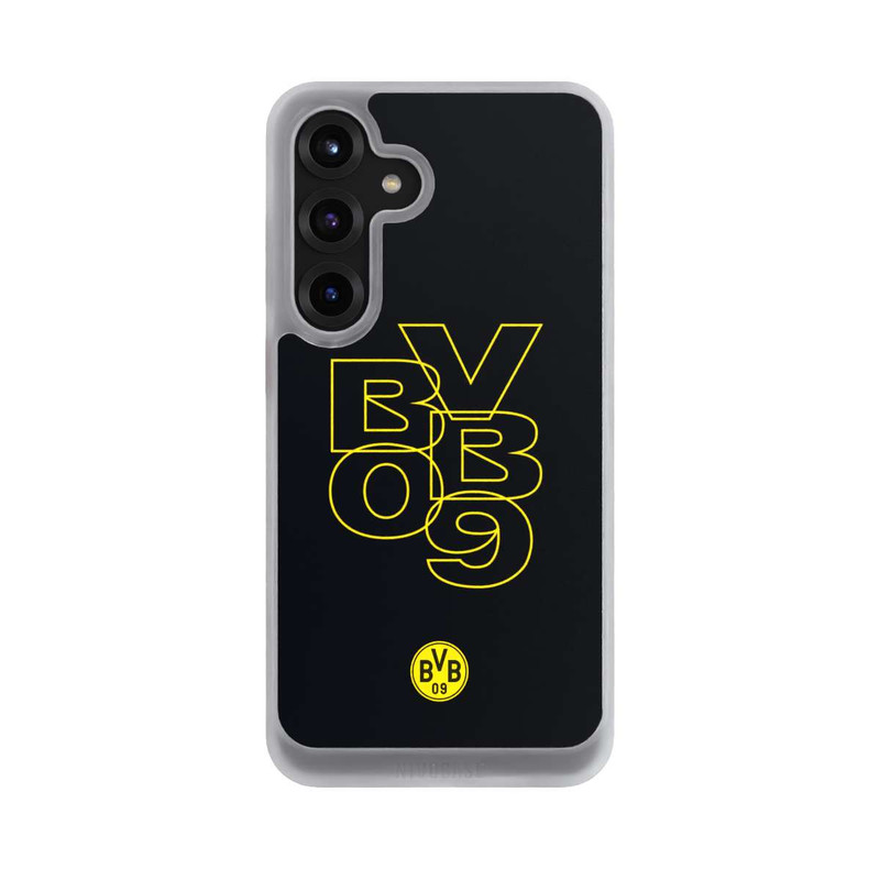 Galaxy S25 + NIVOcore BVB09 Gelb Schwarz