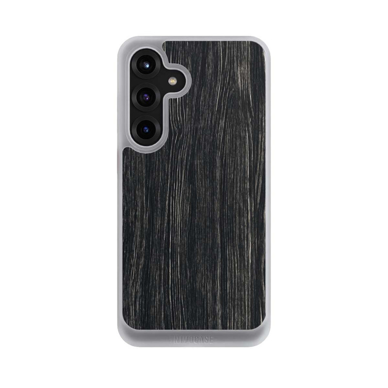 Galaxy S25 + NIVOcore Dark Wood Texture