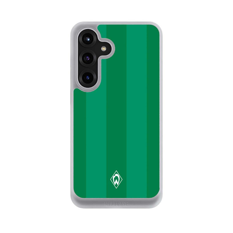 Galaxy S25 + NIVOcore Werder Bremen Grün gestreift