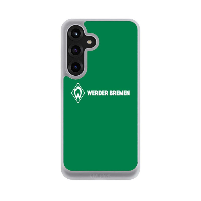 Galaxy S25 + NIVOcore Werder Bremen Schriftzug Raute Grün