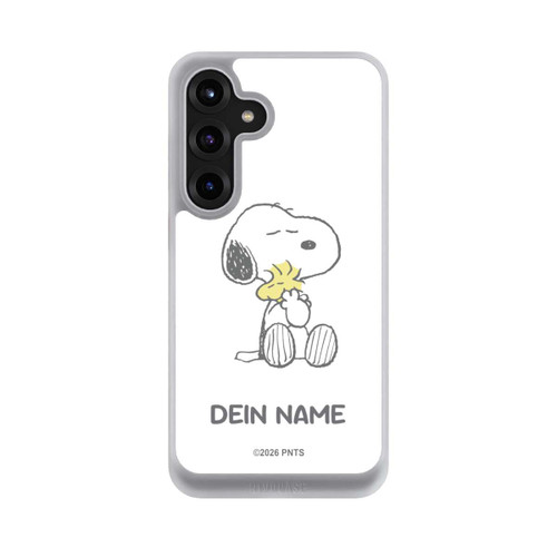 Samsung Galaxy S25+  NIVOcore Snoopy And Woodstock Cuddling Personalisierbar