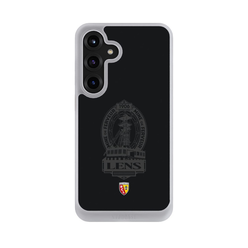 Galaxy S25 + NIVOcore RC Lens Mine de Ferveur Emblème noir