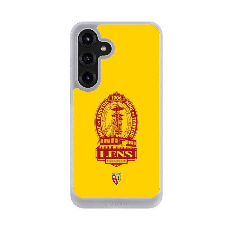 Galaxy S25 + NIVOcore RC Lens Mine de Ferveur Emblème rouge