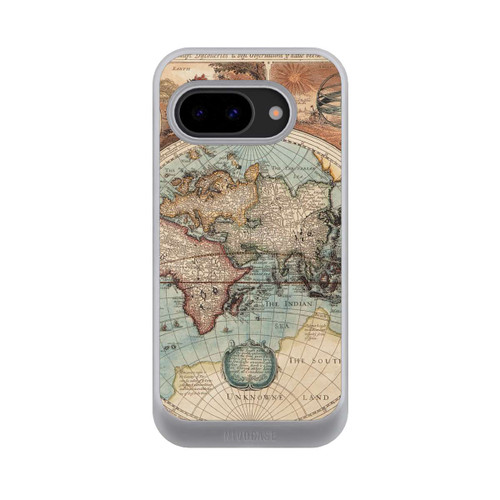 Google Pixel 9a NIVOcore Vintage Weltkarte