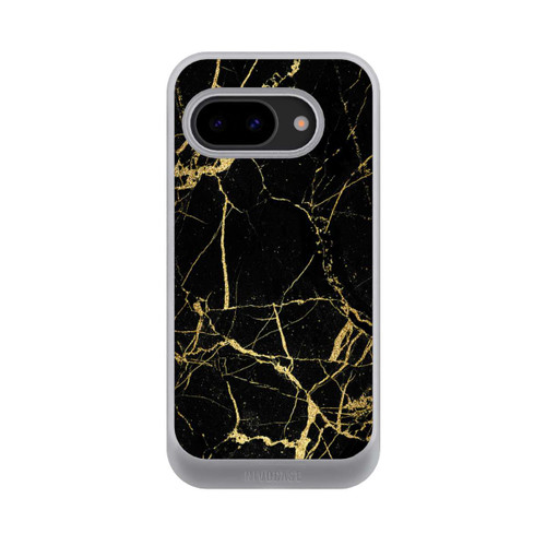 Google Pixel 9a NIVOcore Schwarzgoldener Marmor-Look