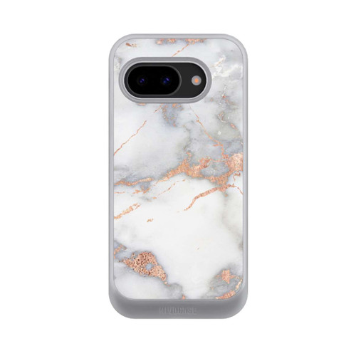 Google Pixel 9a NIVOcore Marbre Blanc et Doré