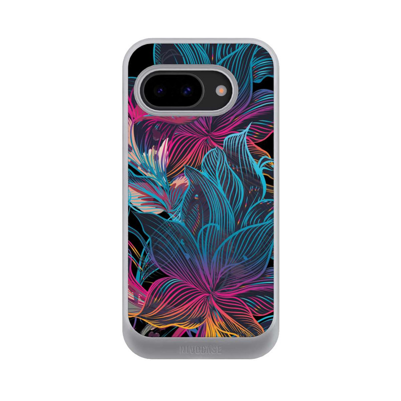 Pixel 9a NIVOcore Neon Flower Power