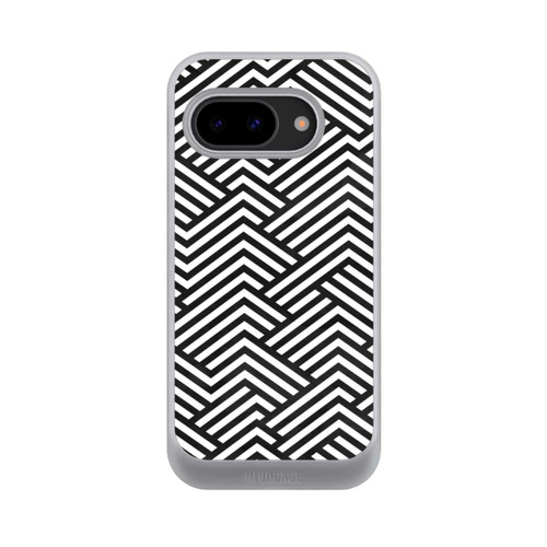Google Pixel 9a NIVOcore Schwarz und Weiß ZigZag
