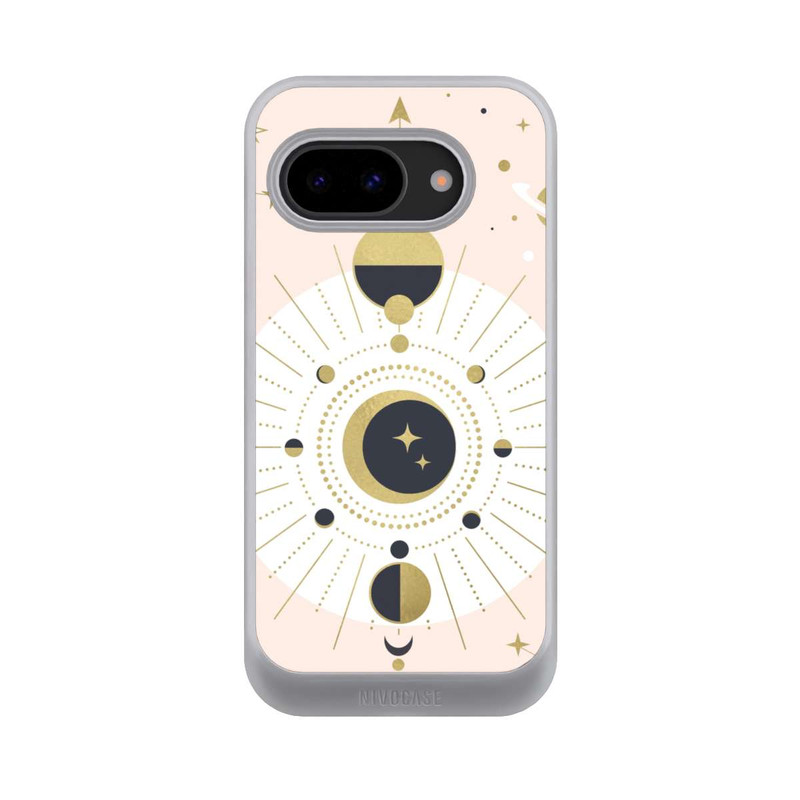 Pixel 9a NIVOcore Abstrakter Rose-Gold-Look