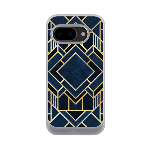 Google Pixel 9a NIVOcore Art Deco Blue Gold Print