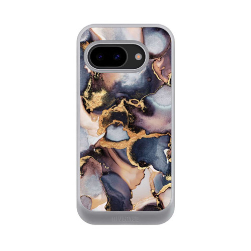 Google Pixel 9a NIVOcore Dreamy Ink Grey Gold Print