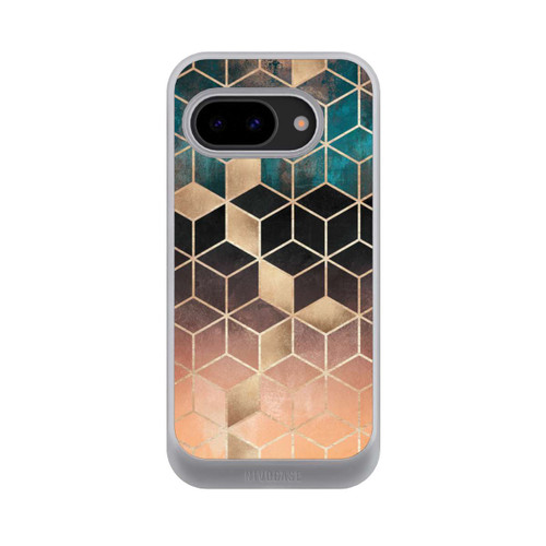 Google Pixel 9a NIVOcore Ombre Dream Cubes Gold Print