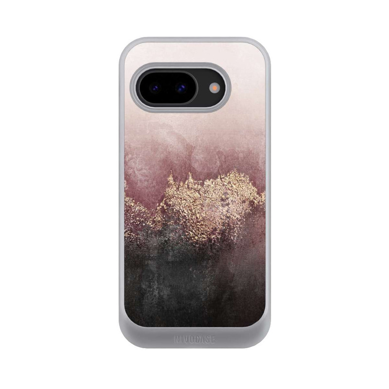 Pixel 9a NIVOcore Rosa Himmelsstaub Golddruck
