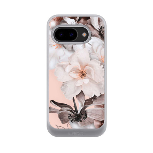 Google Pixel 9a NIVOcore Mur de fleurs roses