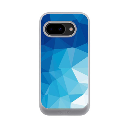 Google Pixel 9a NIVOcore Mosaïque Polygonale Bleue