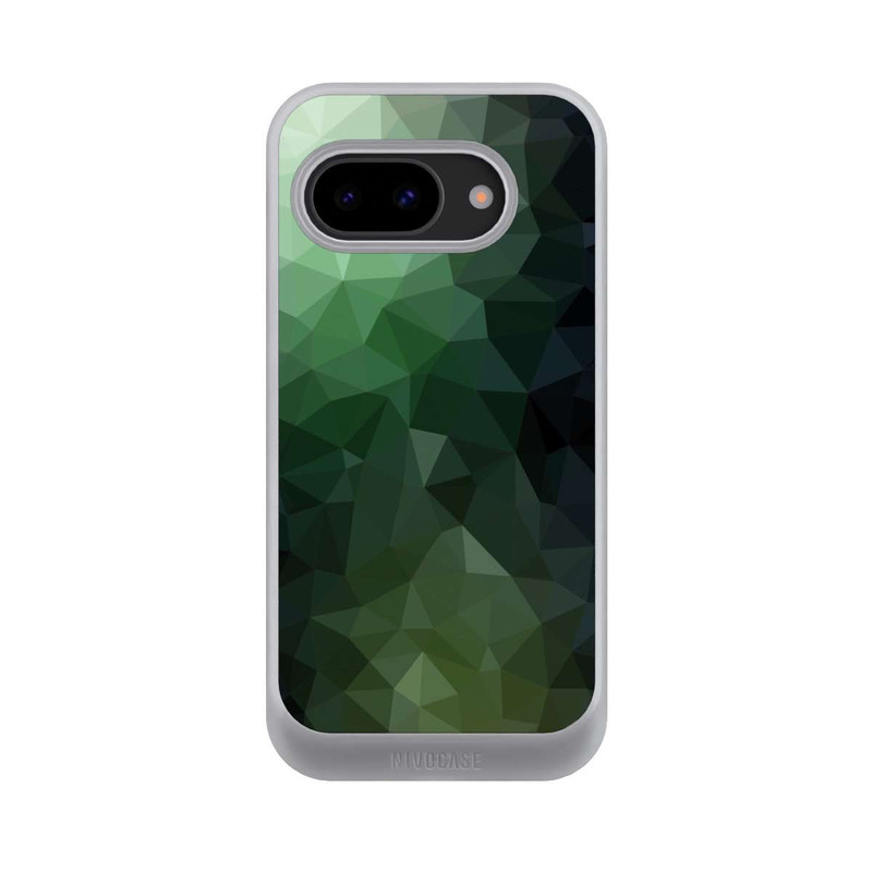 Pixel 9a NIVOcore Polygonal Mosaic Green