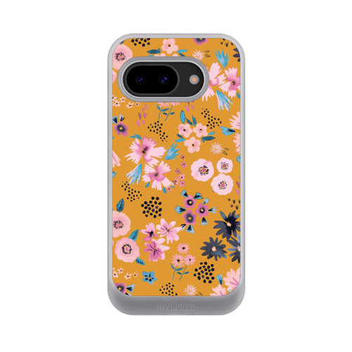 Google Pixel 9a NIVOcore Petites Fleurs Jaune Moutarde