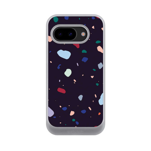 Google Pixel 9a NIVOcore Moderner dunkel abgerundeter Terrazzo