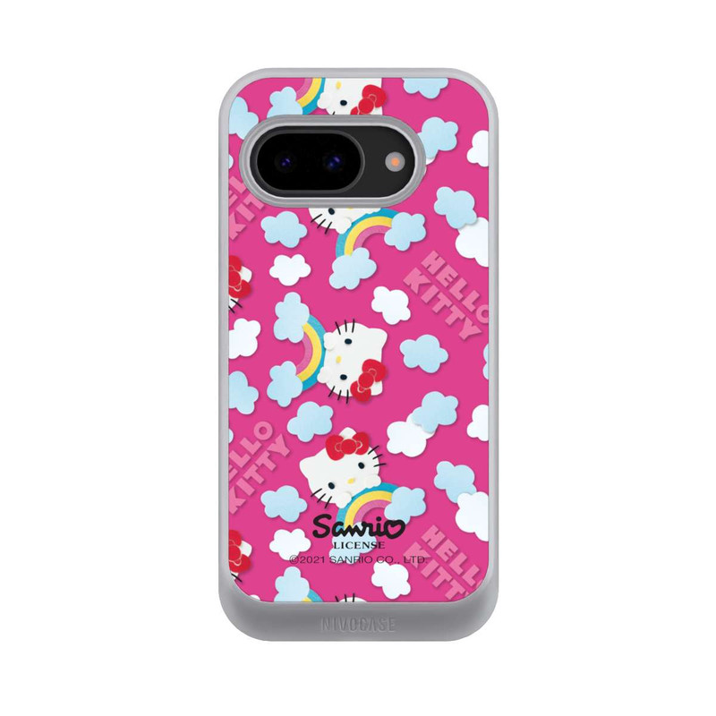 Pixel 9a NIVOcore Hello Kitty Regenbogenmuster