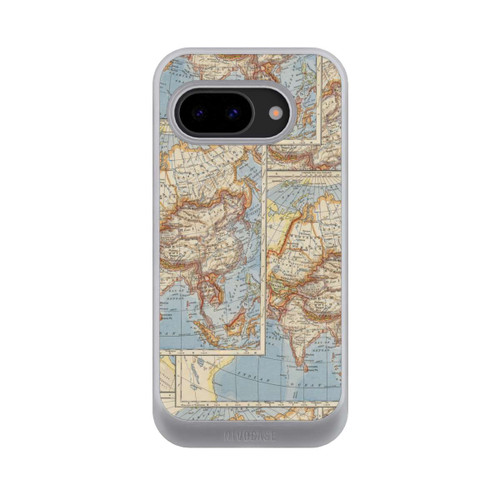 Google Pixel 9a NIVOcore Carte du monde vintage