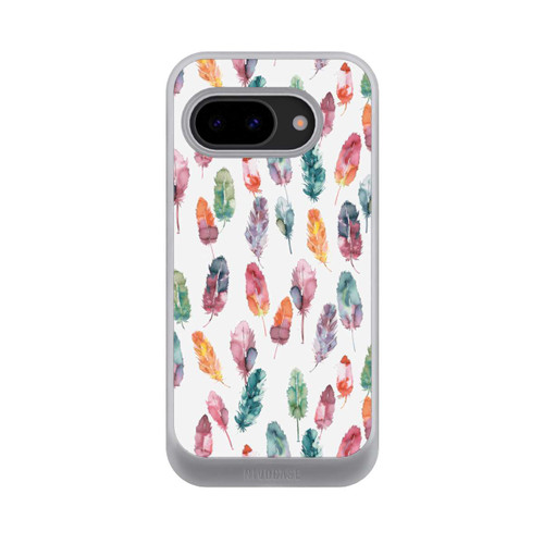 Google Pixel 9a NIVOcore Boho Watercolor Feathers