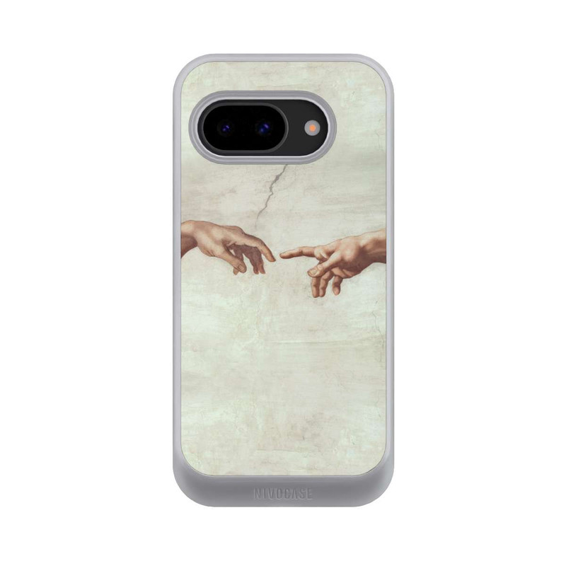 Pixel 9a NIVOcore Die Hände von Gott und Adam von Michelangelo Buonarroti