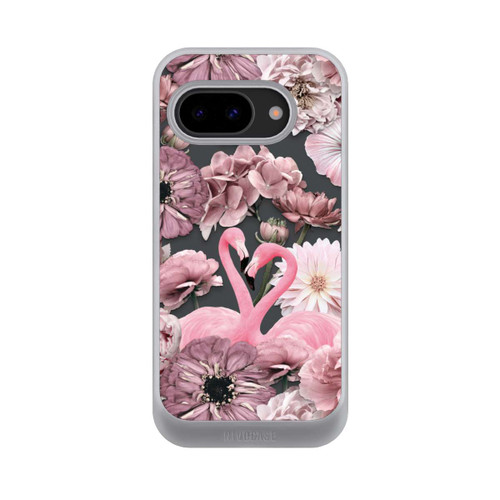 Google Pixel 9a NIVOcore Flamants roses en motif de fleurs