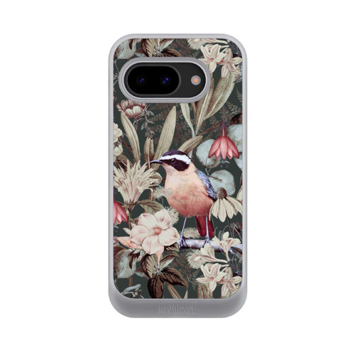 Google Pixel 9a NIVOcore Orange Bird in Vintage Flower Pattern