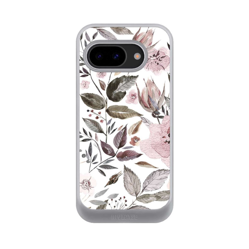 Pixel 9a NIVOcore Aquarell braune Rosenblüten