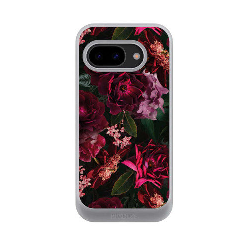 Google Pixel 9a NIVOcore Dunkle romantische Vintage Rosen und Pfingstrosen