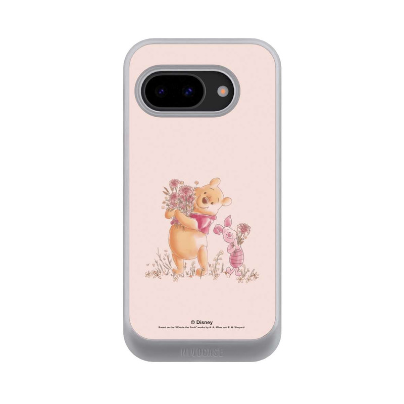 Pixel 9a NIVOcore Winnie Puuh and Ferkel Blumen