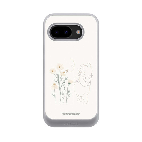 Google Pixel 9a NIVOcore Winnie Puuh sieht sich Gänseblümchen an