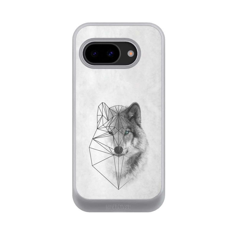 Pixel 9a NIVOcore Polygonaler Wolf