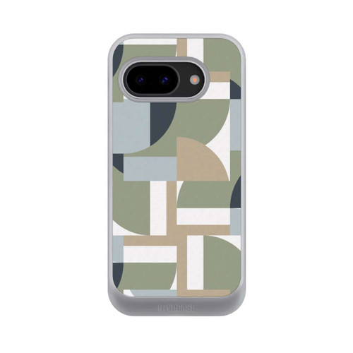 Google Pixel 9a NIVOcore Futuristische Bauhaus Polygone Beige