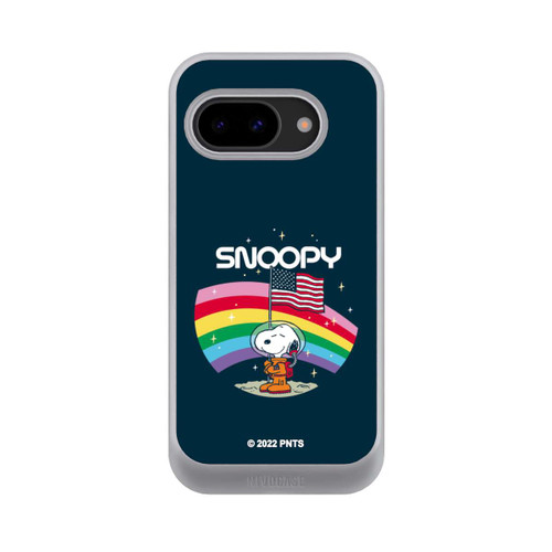 Google Pixel 9a NIVOcore Snoopy Weltraumreisender Regenbogen