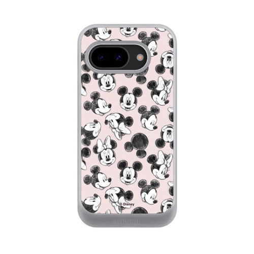 Google Pixel 9a NIVOcore Minnie &amp; Mickey Viele Gesichter Pink