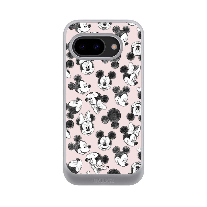 Pixel 9a NIVOcore Minnie & Mickey Viele Gesichter Pink