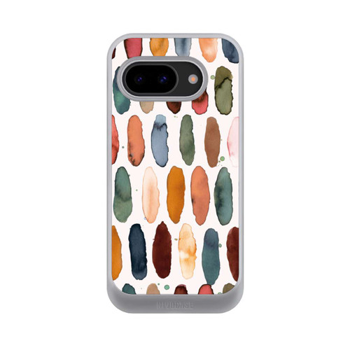 Google Pixel 9a NIVOcore Aquarellstriche aus mineralischem Terrakotta