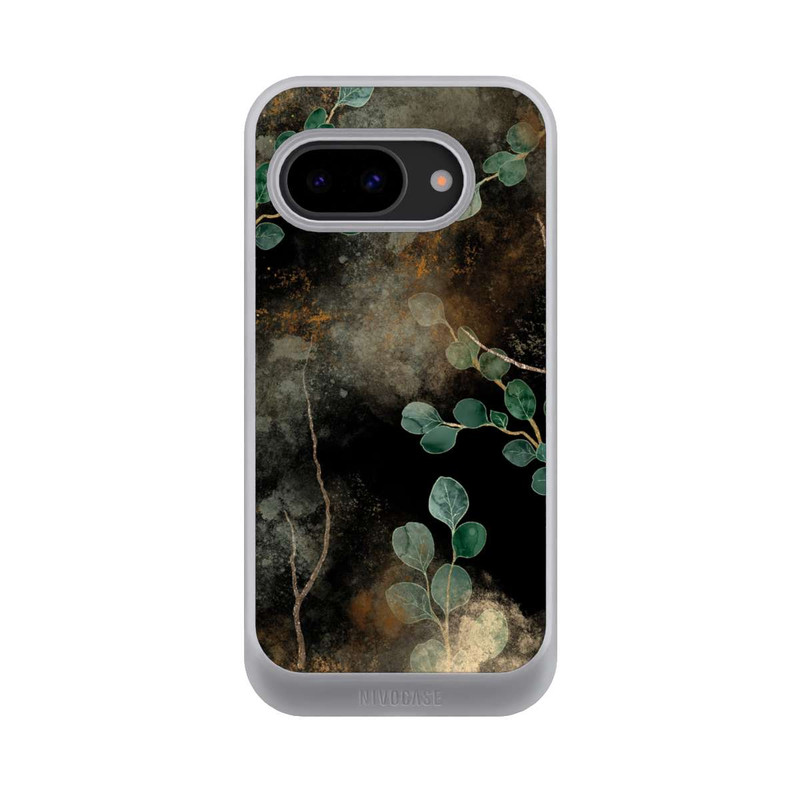 Pixel 9a NIVOcore Eucalyptus en Fond
