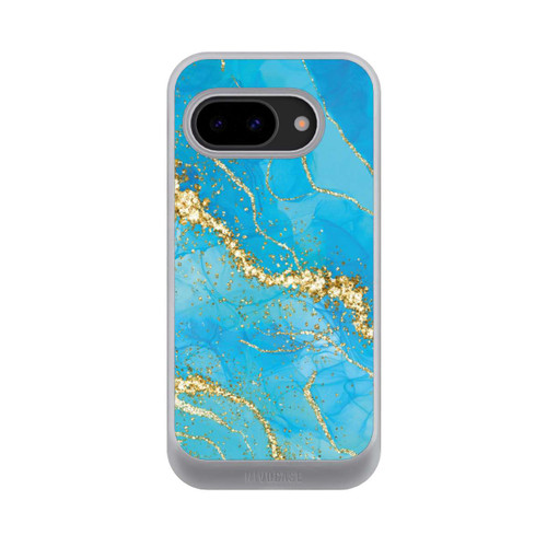 Google Pixel 9a NIVOcore Fond Turquoise &amp; Or