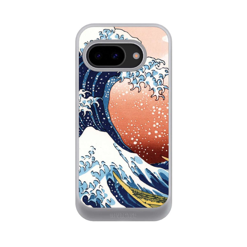 Pixel 9a NIVOcore La Grande Vague de Kanagawa Rouge