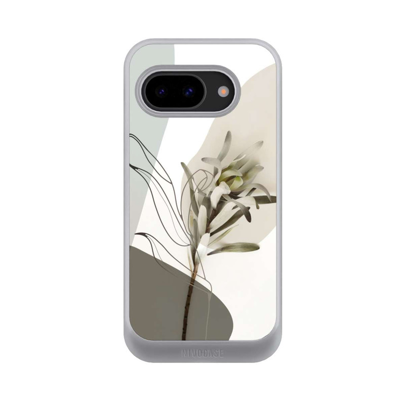 Pixel 9a NIVOcore Boho Line Art Olivgrün