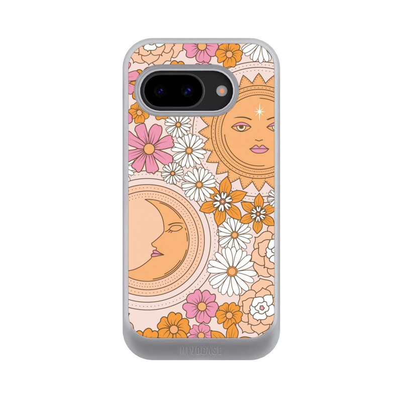 Pixel 9a NIVOcore Mond-Sonne-Blumen